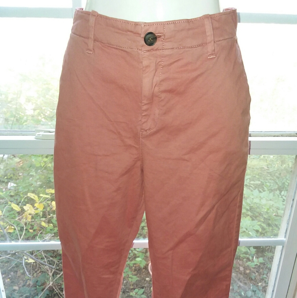 Peach Girlfriend Chino Gap Jeans sz 4 - Picture 2 of 6